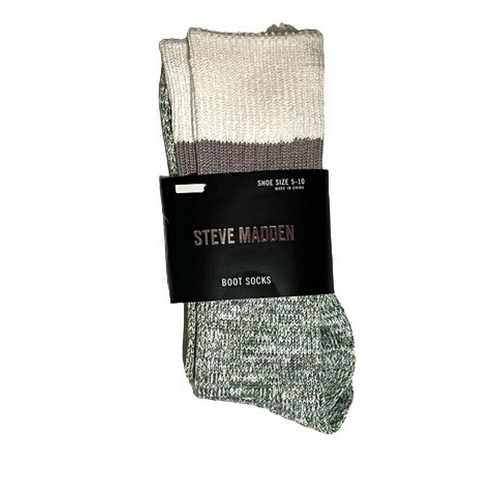 Steven by Steve Madden Slub Yarn Boot Socks Shoe Size 5-10 Women's